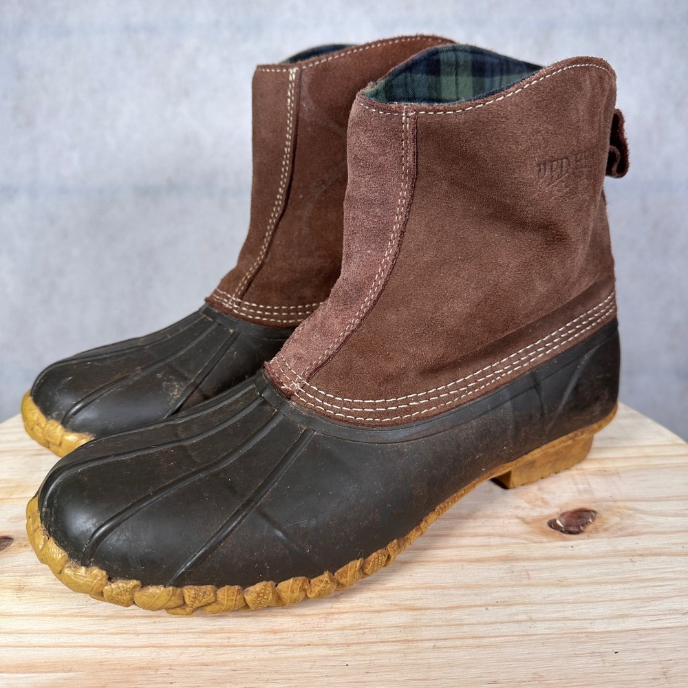 RedHead ASC II Duck Boots Mens Size 11 Brown Good Thinsulate Insulated Pull On